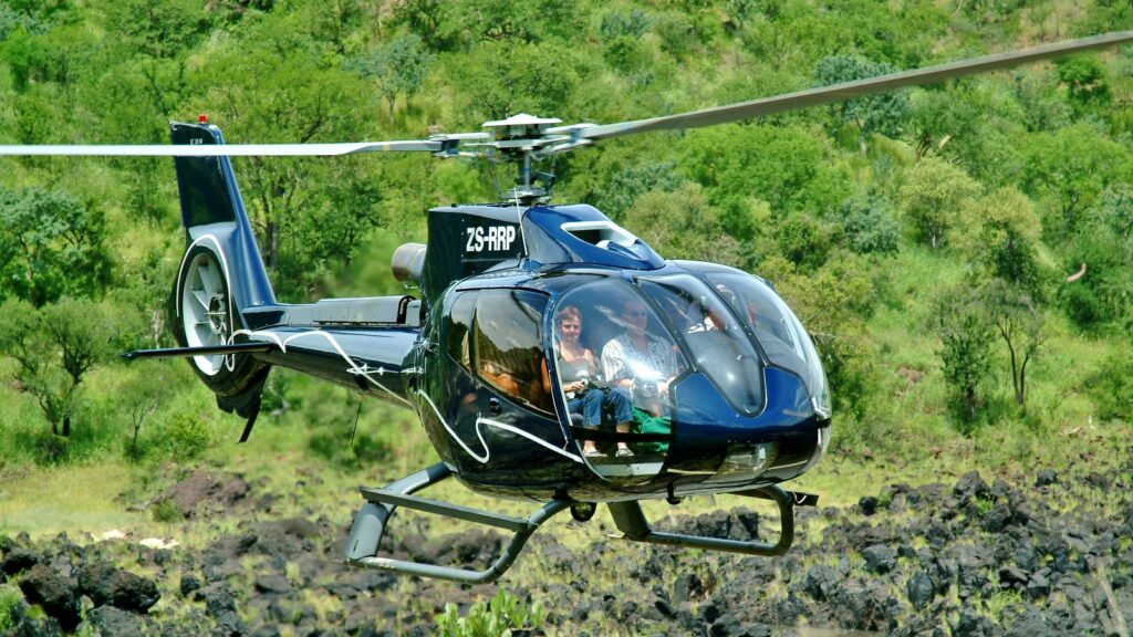 helicopter fligts victoria falls